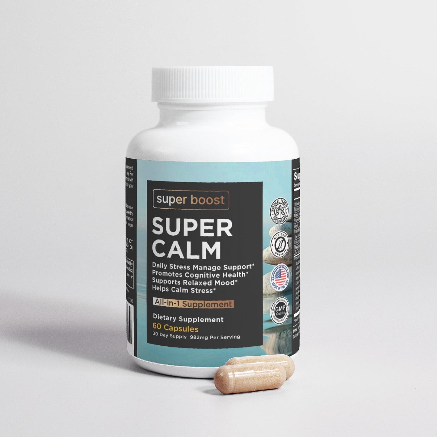 SUPER CALM - 6 MONTH SUPPLY Super Boost Nutra
