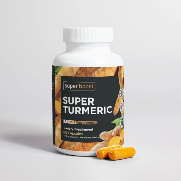 SUPER TURMERIC - 6 MONTH SUPPLY Super Boost Nutra