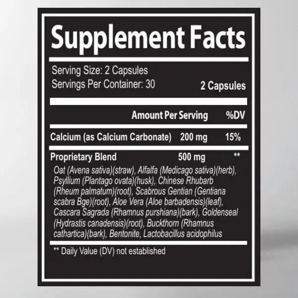 COLON FLUSH - 6 MONTH SUPPLY Super Boost Nutra