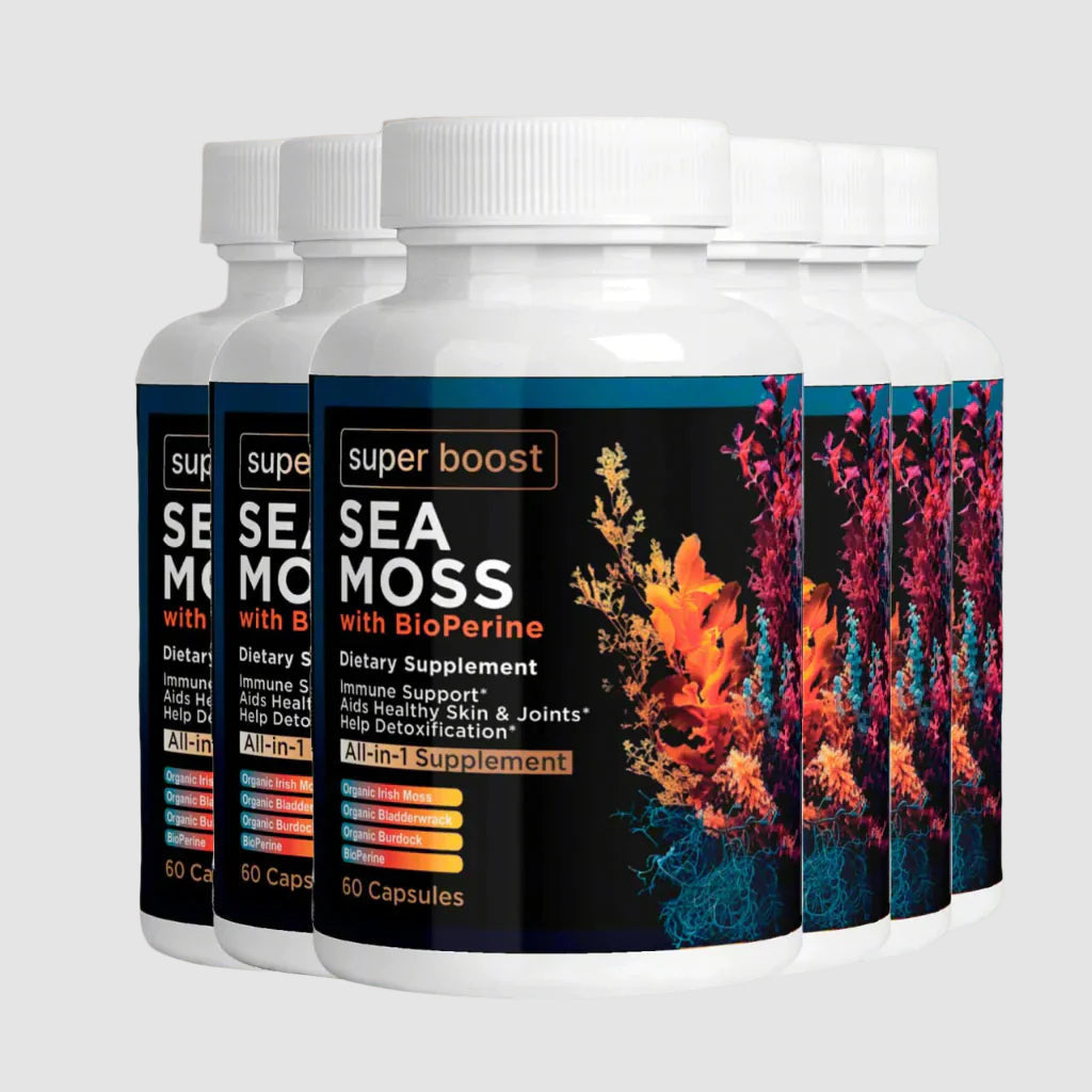 SEA MOSS - 6 MONTH SUPPLY Super Boost Nutra