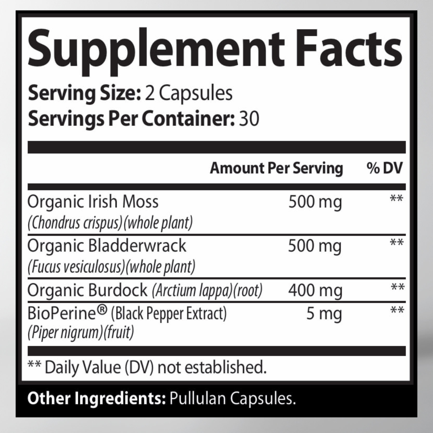 SEA MOSS Super Boost Nutra