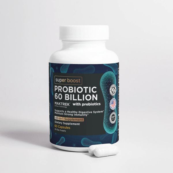 PROBIOTIC 60 BILLION - 6 MONTH SUPPLY Super Boost Nutra