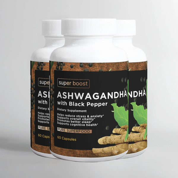 ASHWAGANDHA - 6 MONTH SUPPLY Super Boost Nutra
