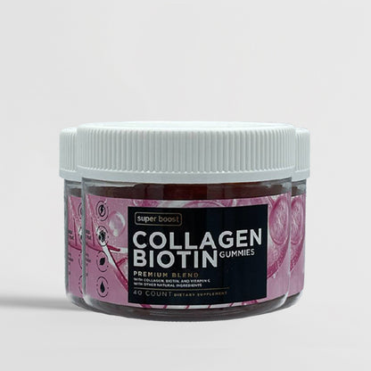 COLLAGEN + BIOTIN GUMMIES - 3 BOTTLE BUNDLE