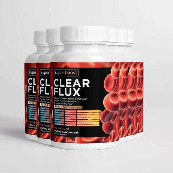 CLEAR FLUX - 6 MONTH SUPPLY Super Boost Nutra