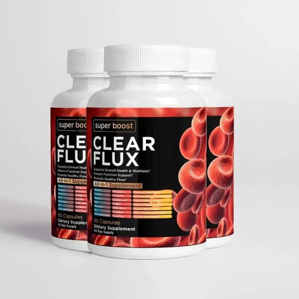 CLEAR FLUX - 3 MONTH SUPPLY Super Boost Nutra