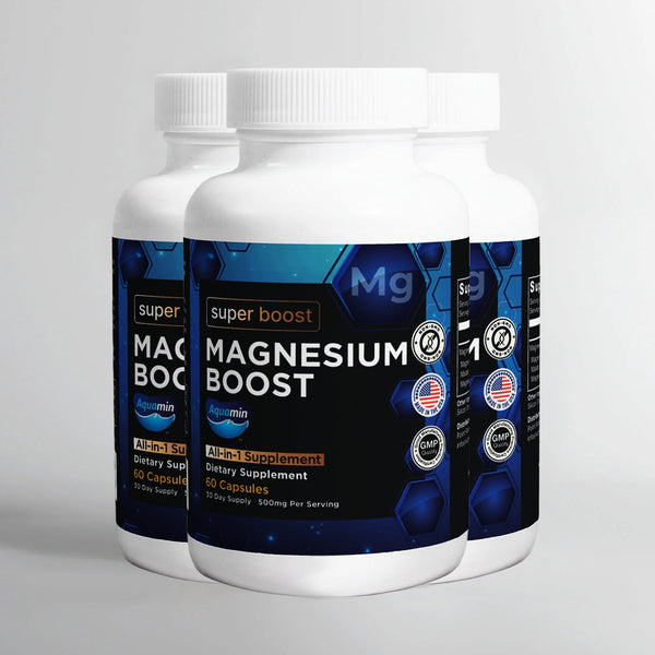 MAGNESIUM BOOST - 3 MONTH SUPPLY Super Boost Nutra