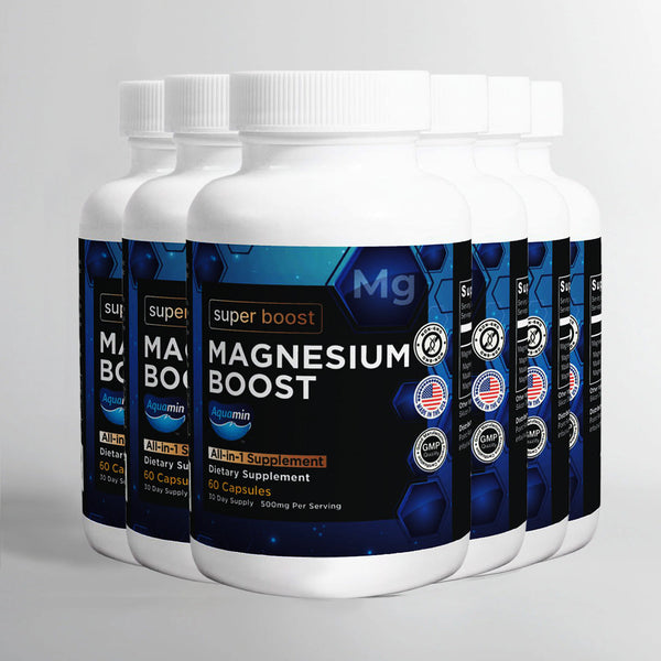 MAGNESIUM BOOST - 6 MONTH SUPPLY Super Boost Nutra