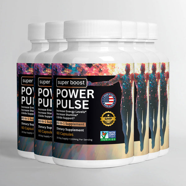 POWER PULSE - 6 MONTH SUPPLY Super Boost Nutra