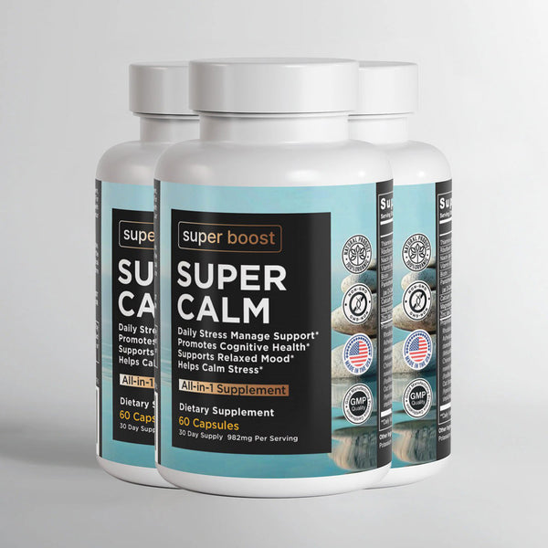 SUPER CALM - 3 MONTH SUPPLY Super Boost Nutra