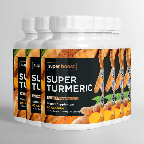 SUPER TURMERIC - 6 MONTH SUPPLY Super Boost Nutra